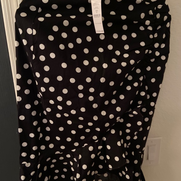 Polka Dot Ruffle Trim Skirt - Picture 3 of 4